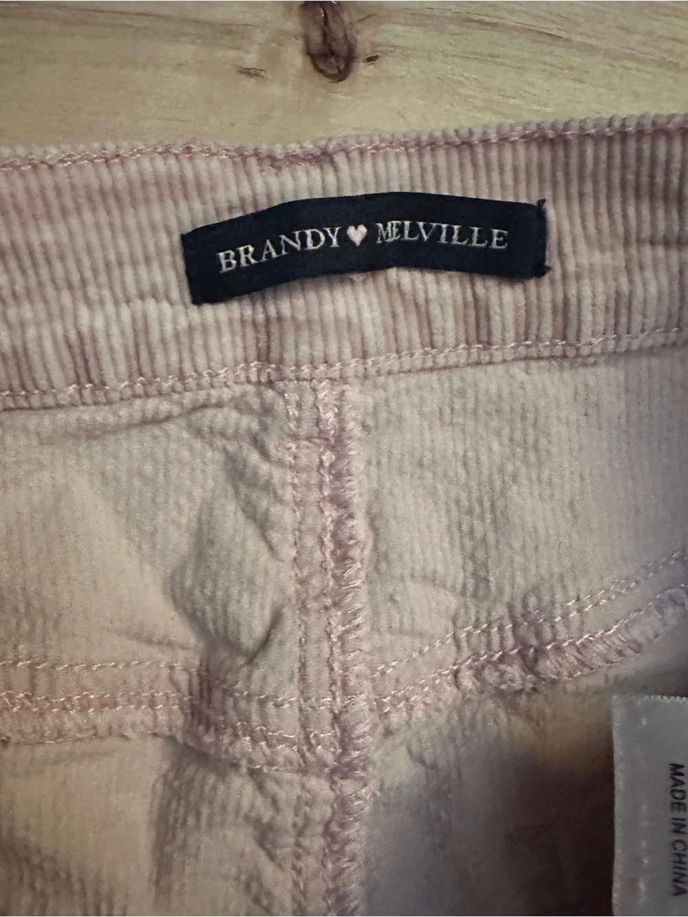 Brandy Melville Corduroy Mini Skirt